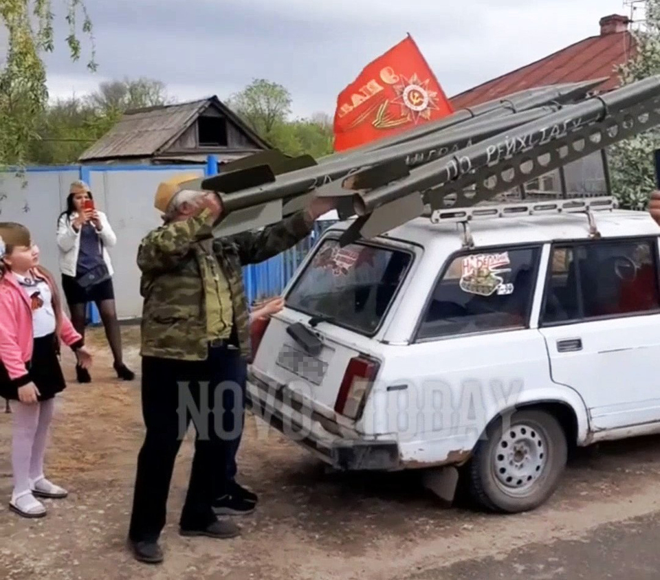 Житель Волгоградской области превратил свой ВАЗ-2104 в «Катюшу»